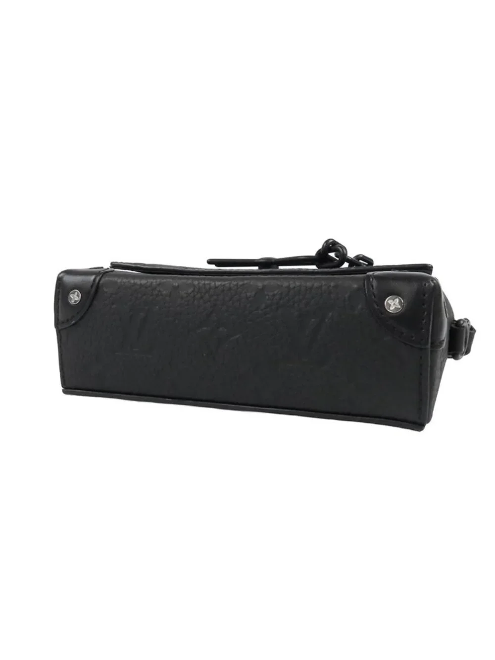 Louis Vuitton Steamer Wearable Wallet Black Monogram Taurillon Shoulder Bag